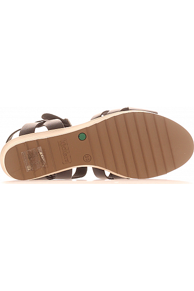 Kickers Dámské Sandály Kožené Černé Vel. 38