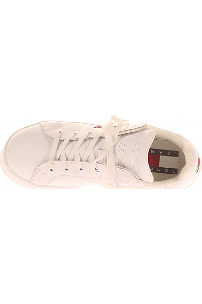 Dámské Boty EN0EN01504 Kožené Bílé TOMMY HILFIGER Vel.  41