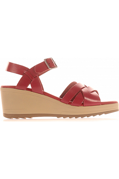 Kickers Dámské Boty Kožené Červené Vel. 39