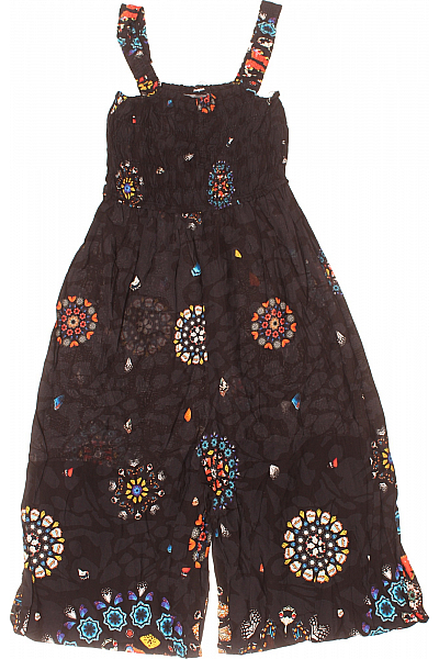 Letní Dámský Overal Černý DESIGUAL Outlet Vel. L