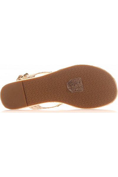 MICHAEL KORS Dámské Boty Koženkové Zlaté Second hand