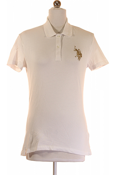 U.S.POLO ASSN. Dámské Tričko Bílé Vel. S