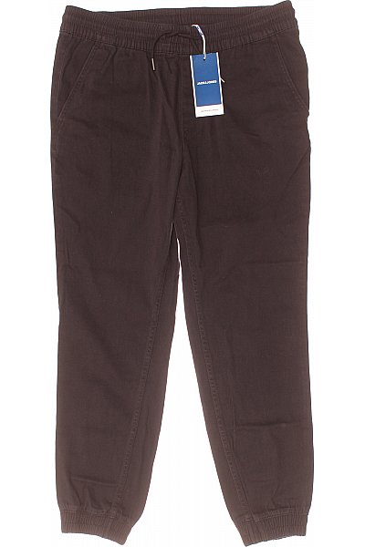 JACK & JONES Pánské Chino Kalhoty Černé Outlet Vel.  M