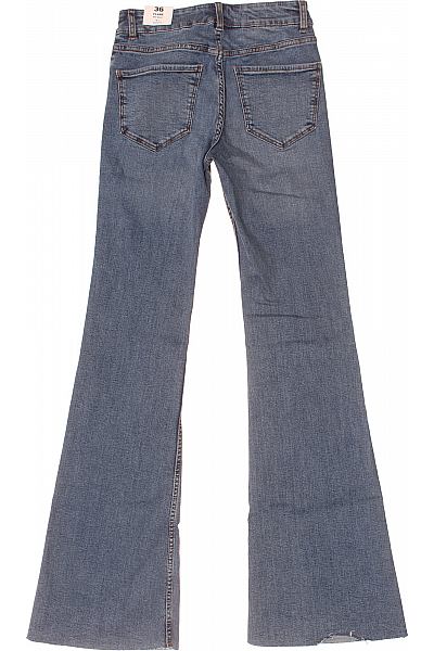 MANGO Bootcut Dámské Džíny Modré Vel. 36