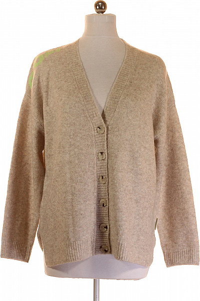 Oui Dámský Cardigan Béžový Vel. 42