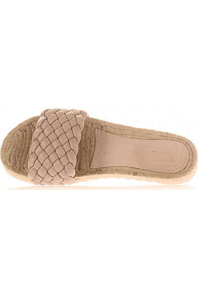 Dámské Pantofle Béžové Mandel Sandals Vel. 39