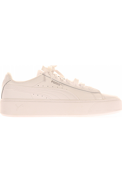 Dámské Tenisky Kožené Bílé Puma Vel. 39