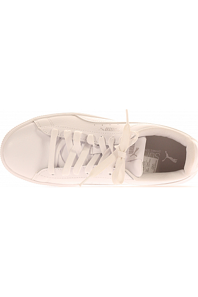 Dámské Tenisky Kožené Bílé Puma Vel. 39