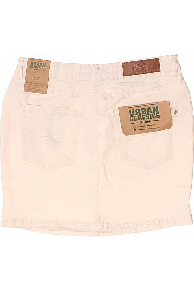 Džínová  Sukně Bílá URBAN CLASSICS Vel. 27