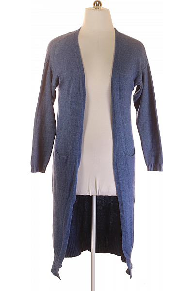Dámský Cardigan Kašmírový Modrý Outlet