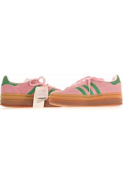 Dámské Boty Kožené Růžové ADIDAS