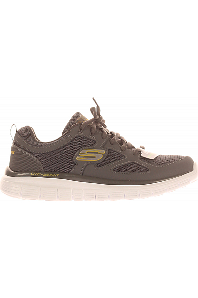 SKECHERS Pánské Tenisky Šedé Outlet Vel. 40