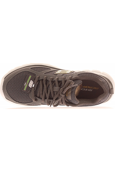 SKECHERS Pánské Tenisky Šedé Outlet Vel. 40