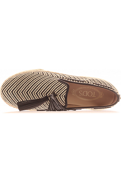 Dámské Espadrilky Béžové TOD´S Second hand Vel. 38 1/2