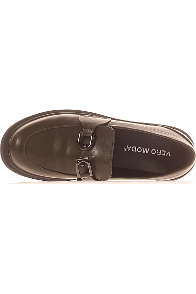 Dámské Mokasíny Zelené VERO MODA Second hand Vel.  40