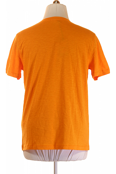 Pánské Tričko s Potiskem Oranžové Camel Active Vel. XL