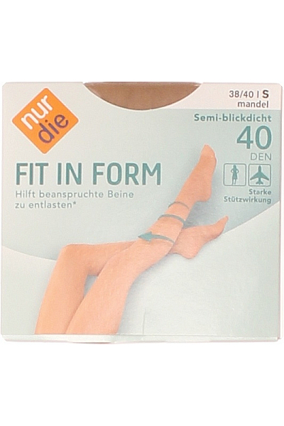 Silonky Polyamidové Hnědé Nurdie