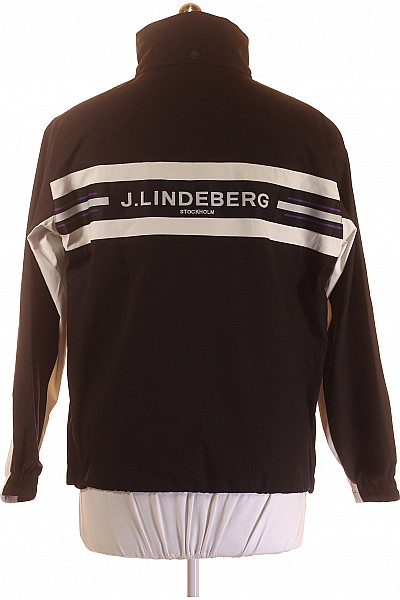 J.Lindeberg Pánská Bunda Černá Vel. M
