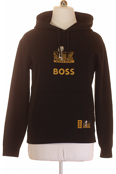 Hugo Boss Pánská Mikina Bez Zapínání Černá Vel. L