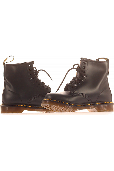 Dámské Kotníkové Boty Kožené Černé Dr.Martens Vel.  40