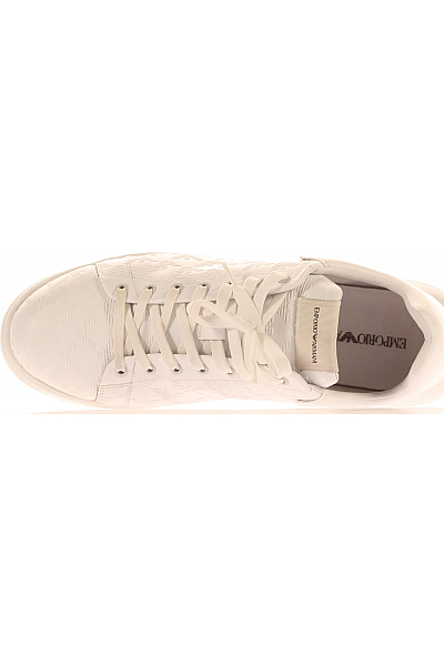 Pánské Boty Bílé ARMANI Second hand Vel. 45