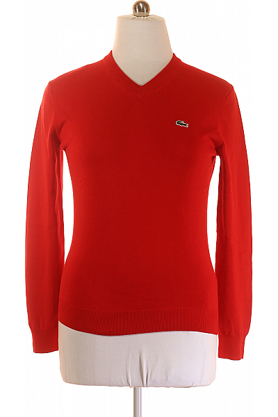 LACOSTE Pánský Pulovr Červený