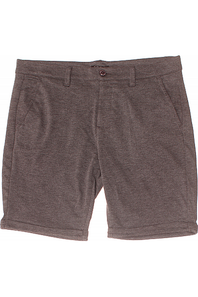 Pánské Chino Kraťasy Šedé Second Hand Vel. 34