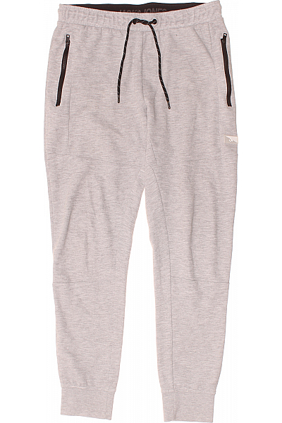 Pánské Tepláky Šedé JACK & JONES Second Hand Vel. S