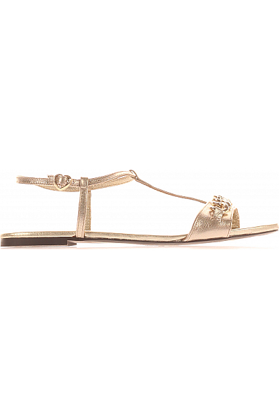 Dámské Boty Zlaté MOSCHINO Second Hand Vel. 40