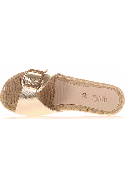 Mandel Sandals Dámské Pantofle Zlaté Vel. 37