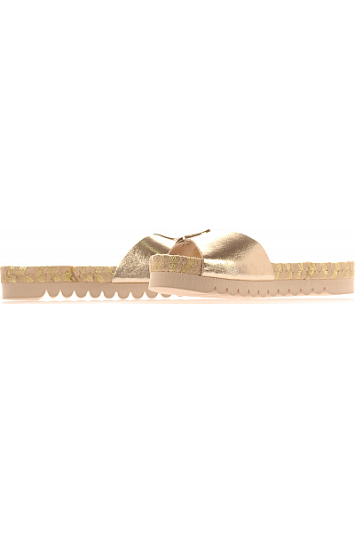 Mandel Sandals Dámské Pantofle Zlaté Vel. 37