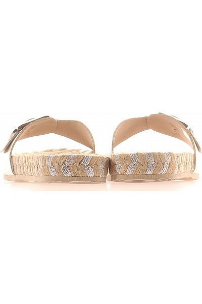 Dámské Boty Stříbrné Mandel Sandals Outlet Vel. 37
