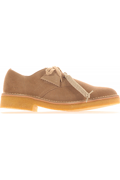 Pánské Kotníkové Boty Kožené Béžové Clarks
