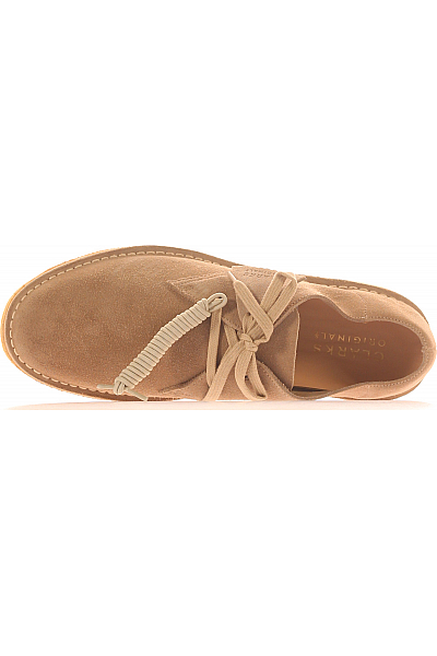 Pánské Kotníkové Boty Kožené Béžové Clarks