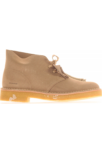 Pánské Boty Kožené Šedé Clarks