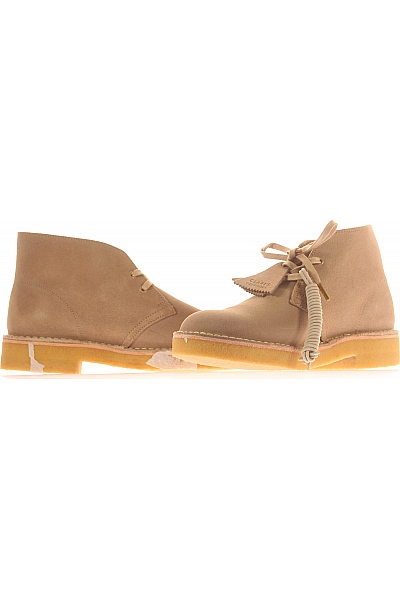 Pánské Boty Kožené Šedé Clarks