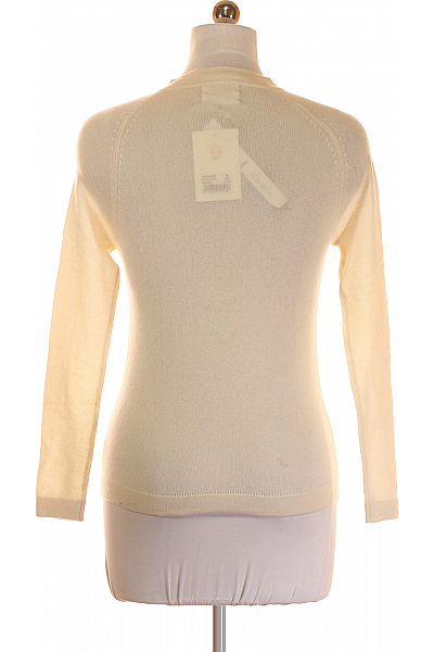 Pletená Halenka Kašmírová Bílá Just Cashmere Vel. M