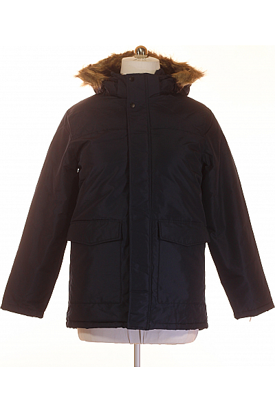 JACK & JONES Zimní Pánská Bunda Polyesterová Modrá