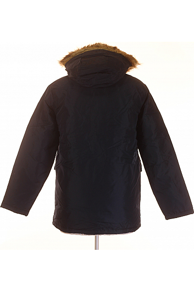 JACK & JONES Zimní Pánská Bunda Polyesterová Modrá