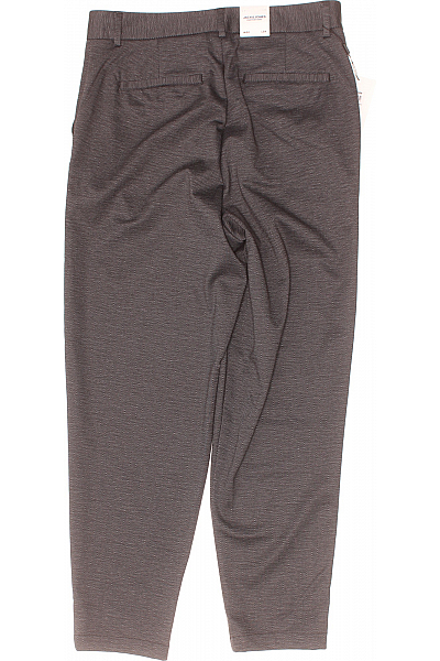 Společenské Pánské Kalhoty Polyesterové Černé JACK & JONES