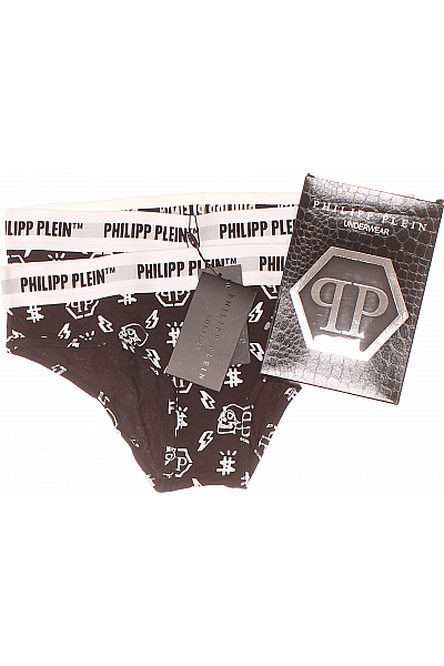 Philipp Plein Dámské Kalhotky Černobílé Vel. XL
