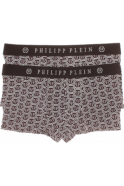 PHILLIP PLEIN Pánské Spodní Prádlo Černobílé Vel. XXL