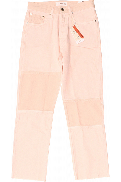Dámské Džíny Růžové MANGO Vel.  36