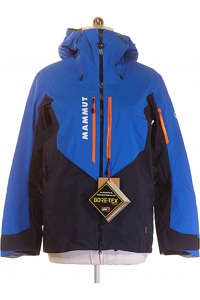 Sportovní Pánská Bunda Modrá MAMMUT Outlet Vel.  M