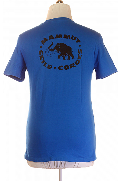 MAMMUT Pánské Tričko s Potiskem Modré Vel.  M
