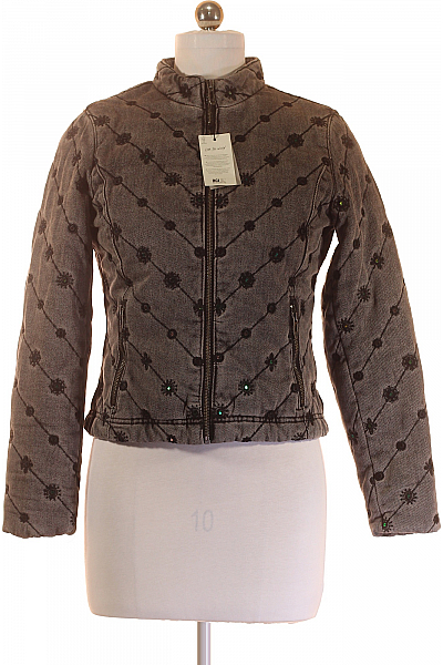 DESIGUAL Dámská Bunda Šedá Vel. 36