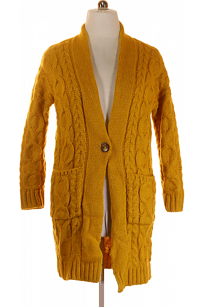 Dámský Cardigan Žlutý