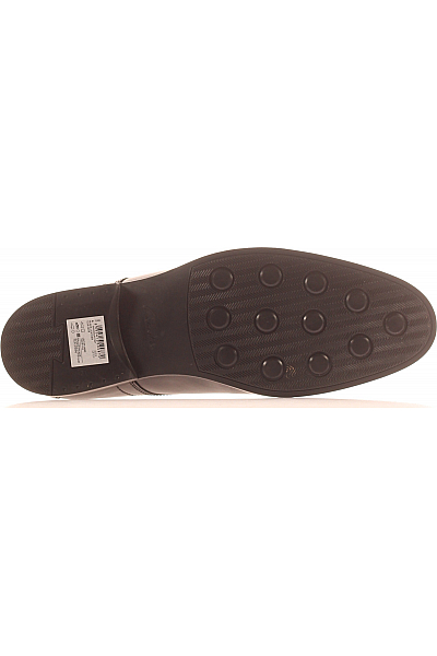 Pánské Polobotky Kožené Černé Clarks