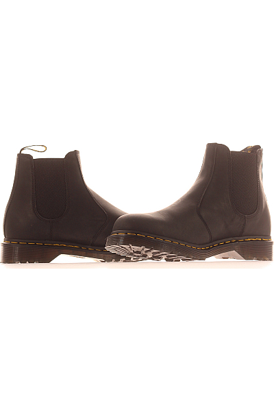 Pánské Boty Kožené Černé Dr.Martens Vel. 45