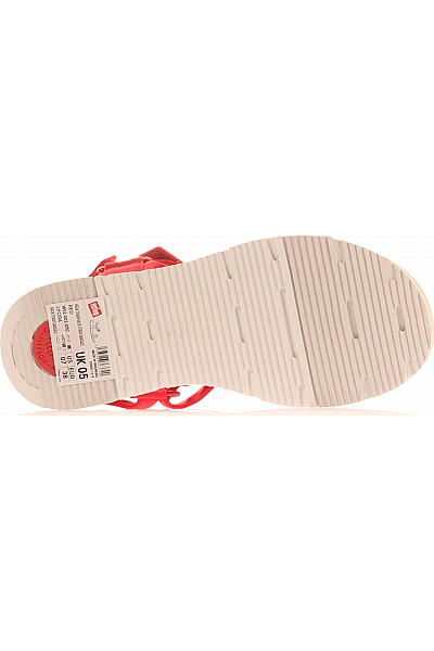 Dámské Boty Červené Outlet Vel. 38